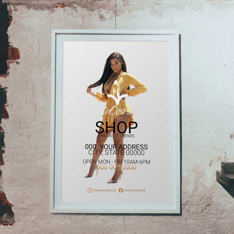 Cocoa’s Closet Ad (Color)